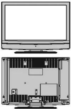 TELEFUNKEN T26KWM875 DVB-T - VORDER- und RÜCKANSICHT SEITENANSICHT Steuertasten - 1