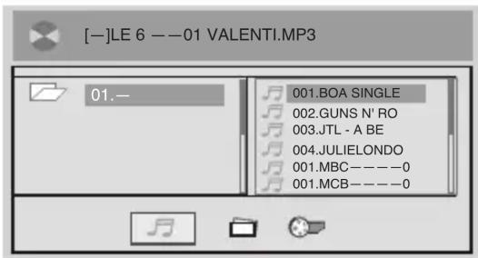 [—]LE 6 ——01 VALENTI.MP3 01.— 001.BOA SINGLE 002.GUNS N' RO 003.JTL - A BE 004.JULIELONDO 001.MBC — — — 0 001.MCB — — — 0