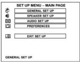 AEG DVD 4502 - MENU SETUP - 1