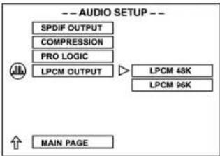 AEG DVD 4502 - Nastawianie wyjścia LPCM - 1
