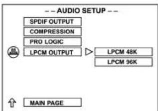 AEG DVD 4502 - Instellen van de LPCM-uitgang - 1