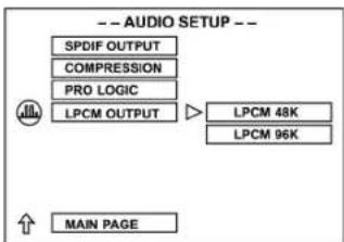 AEG DVD 4502 - Einstellen des LPCM-Ausgangs - 1