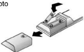 AEG DVD 4502 - Colocar a pilha (telecomando) - 1