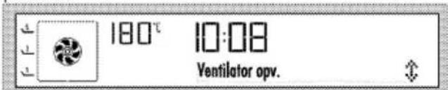 180°C 10:08 Ventilator opv.