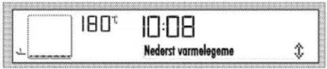 180°C 10:08 Nederst varmelegeme
