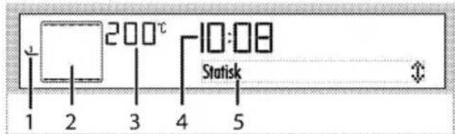 200°C 1 2 3 4 5 10:08 Statisk