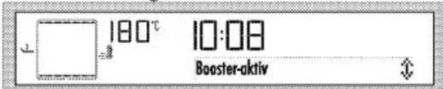 180°C 10:08 Booster-aktiv