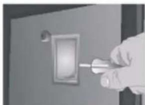 Witt W5-600MF - Changing the oven bulb (W5-600MF og W5-450MF) - 2