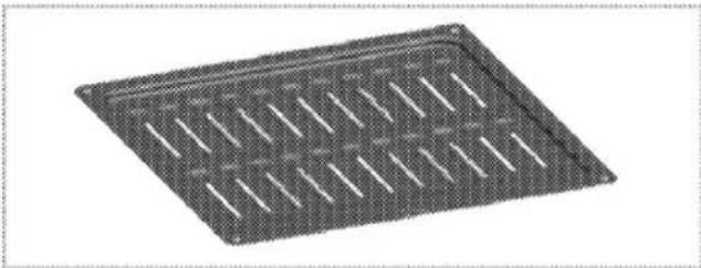 BLOMBERG BDFP 34550 SS - Broiler tray - 1