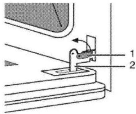 BLOMBERG BDFP 34550 SS - Removing the oven door - 1
