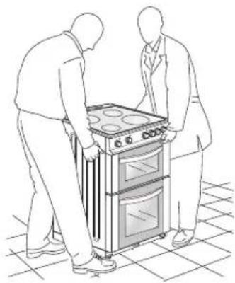 Logik LFTC60W12 - Moving the Cooker - 2