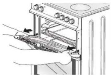 Logik LFTC60W12 - Removing the Grill Door - 3