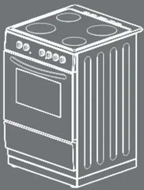 MATSUI MFSE561W - Fritstående elektrisk komfur - 1