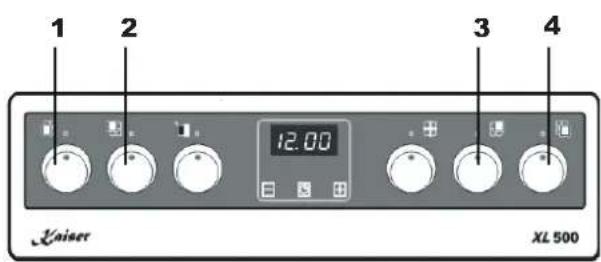 Kaiser HGE 52301 B - GAS COOKING ZONES CONTROL - 2
