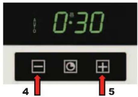 Kaiser HGE 52301 B - Setting the cooking time - 2