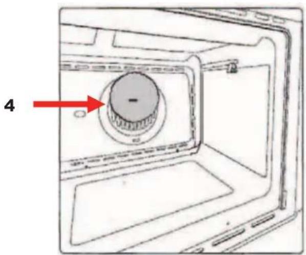 Kaiser HGE 52301 B - Replacing the oven light - 2