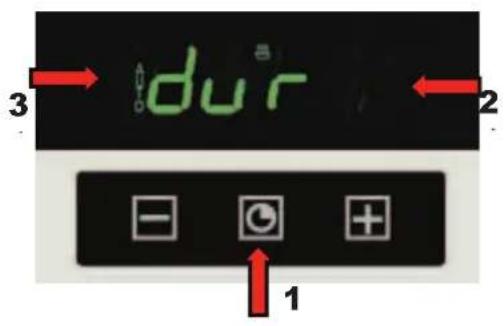 Kaiser HGE 52301 B - Setting the cooking time - 1