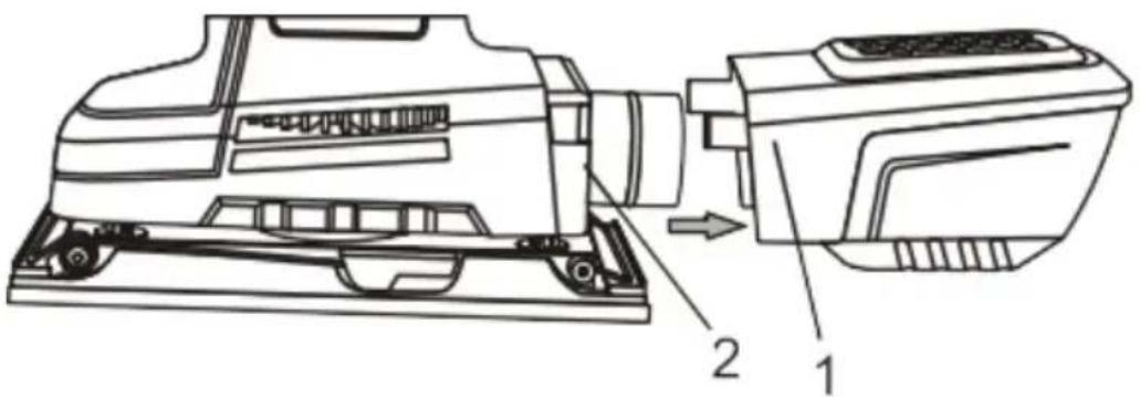 Meec Tools 010-089 - Czyszczenie zbiornika na pył - 1