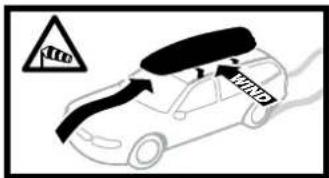 Diagram showing a car with a parking sign and a warning sign, indicating parking risk or hazard.