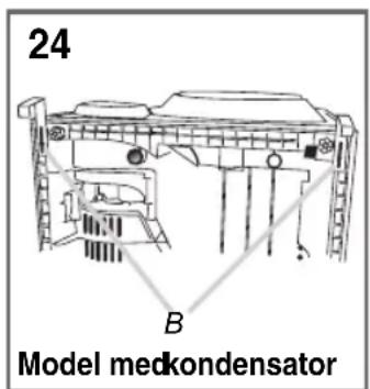 24 B Model medkondensator