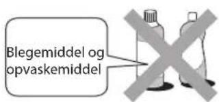 Blegemiddel og opvaskemiddel