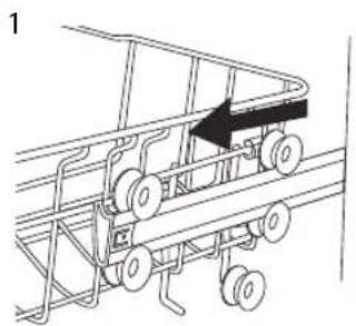 Sandstrøm SID60W14N - Adjusting the Upper Basket - 1