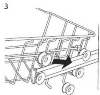 Sandstrøm SID60W14N - Adjusting the Upper Basket - 3