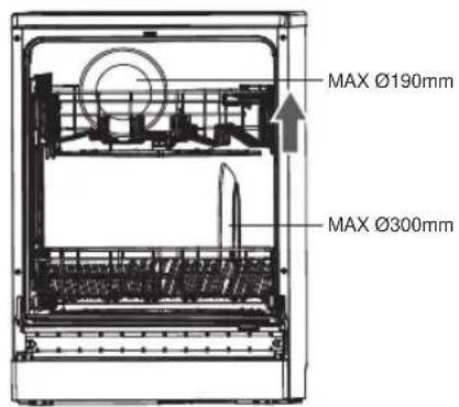 MAX Ø190mm MAX Ø300mm