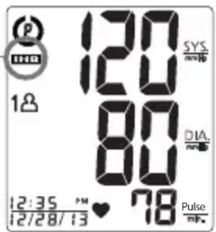 P SYS mWg 120 120 80 80 DIAL mWg 12:35 °M 12/28/13 ♥ 78 Pulse nk