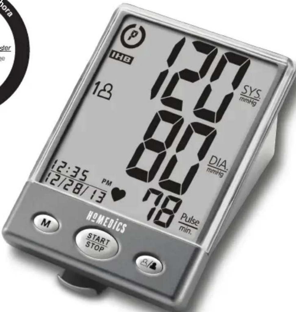 12:35 PM 12/28/13 ♥ M HOMEDICS START STOP B/A SYS mmHg DIA. mmHg Pulse min.