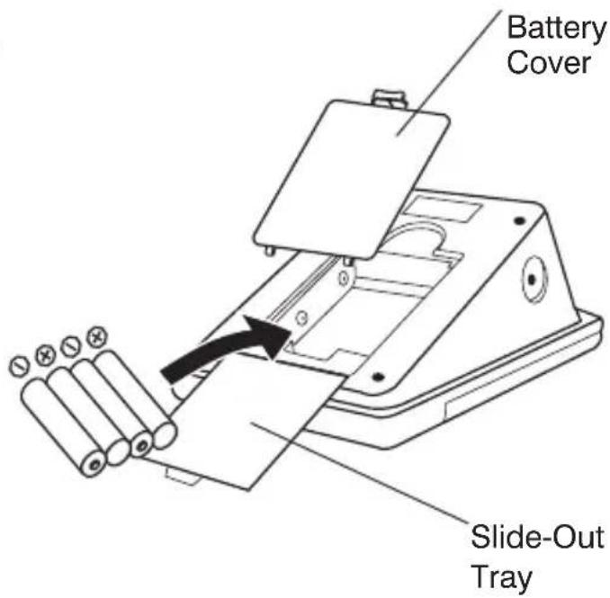 Battery Cover Slide-Out Tray