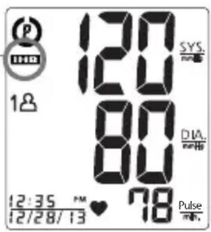 P IHR 18 12:35 PM 12/28/13 ♥ 78 SYS. mW DIA. mW Pulse mW.