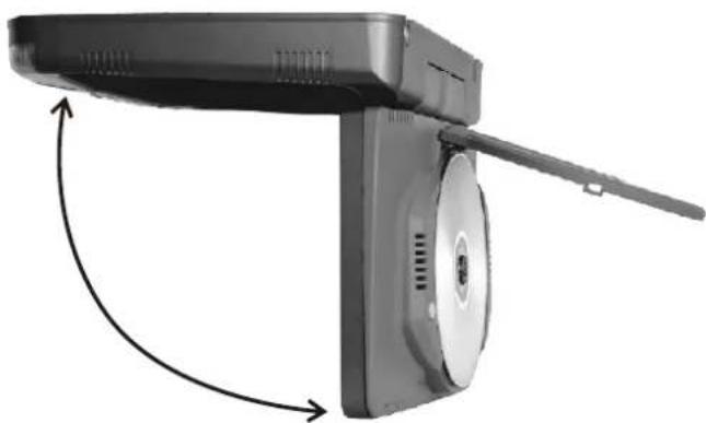 Pyle PLRD92 - Roofmounting monitor with multi-media player - 2