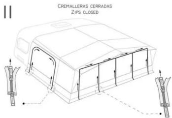 CREMALLERAS CERRADAS ZIPS CLOSED