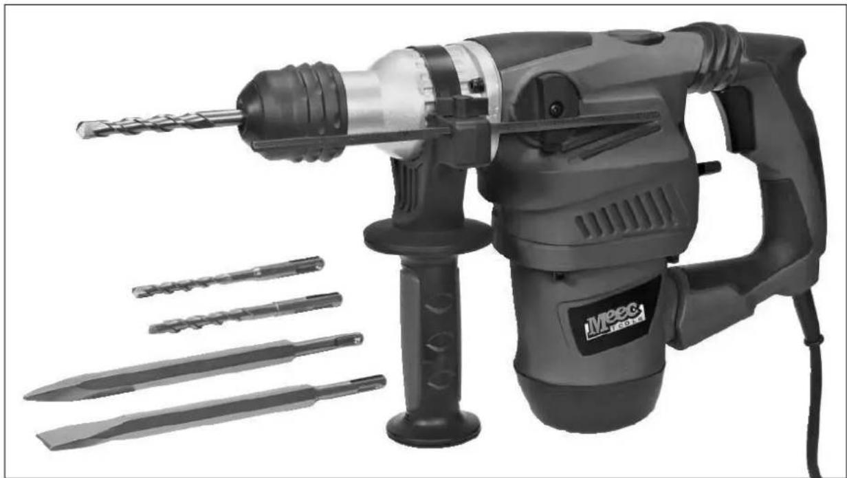 Meec Tools 001-062 - Operating instructions for Drill Hammer 1500 W - 1