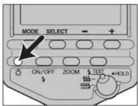MODE SELECT ON/OFF ZOOM TEST OKOLD