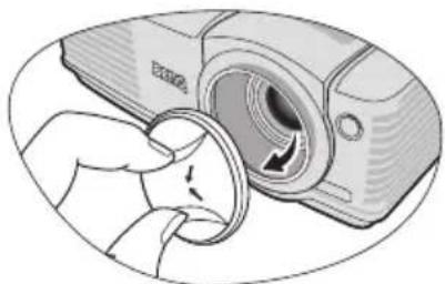 BENQ MP525 - Starting up the projector - 2