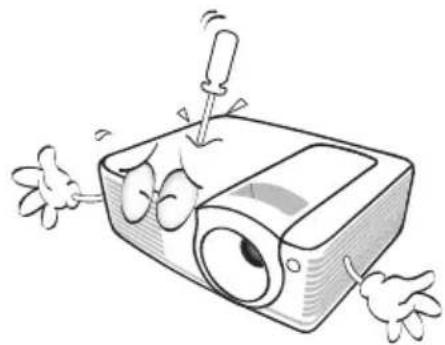 BENQ MP525 - Safety Instructions (Continued) - 1