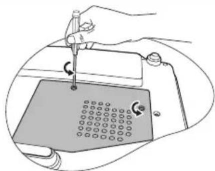 BENQ MP525 - Replacing the lamp - 2