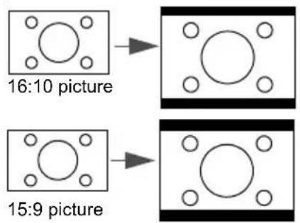 16:10 picture 15:9 picture