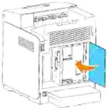 DELL 3110cn - Installering af et hukommelseskort - 5