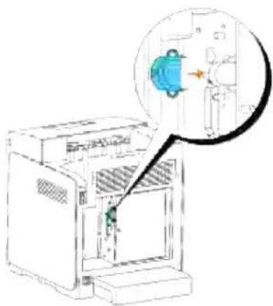 DELL 3110cn - Installation af Dell trådløs printer-adapter 3310 USB - 5