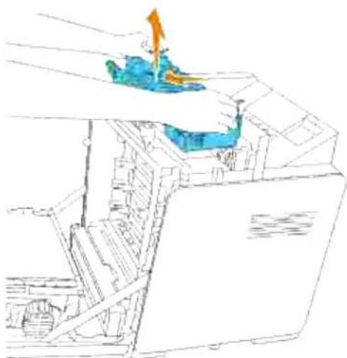 DELL 3110cn - Udtagning af den brugte fuser - 4