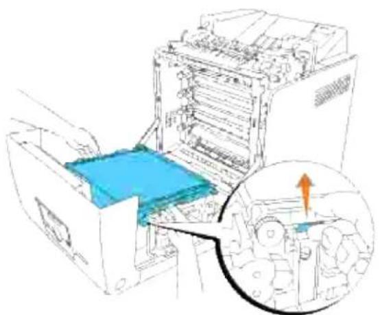 DELL 3110cn - Udtagning af den ekstra duplekser - 2