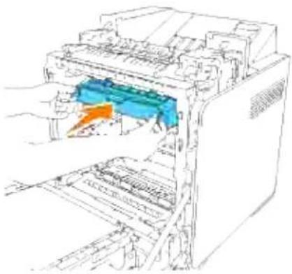 DELL 3110cn - Installation af udskrivningspatroner - 7