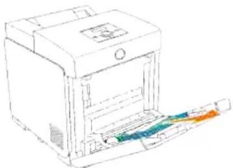 DELL 3110cn - Identifikation af stedet for papirstop - 3