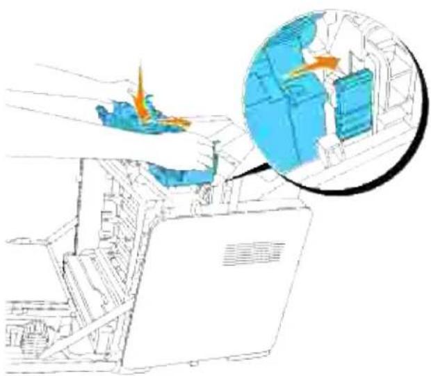 DELL 3110cn - Udtagning af den brugte fuser - 5