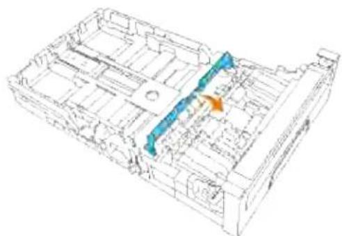 DELL 3110cn - Udtagning af den brugte separatorvalse i bakken - 7