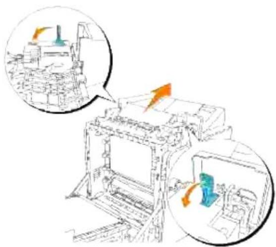 DELL 3110cn - Identifikation af stedet for papirstop - 13