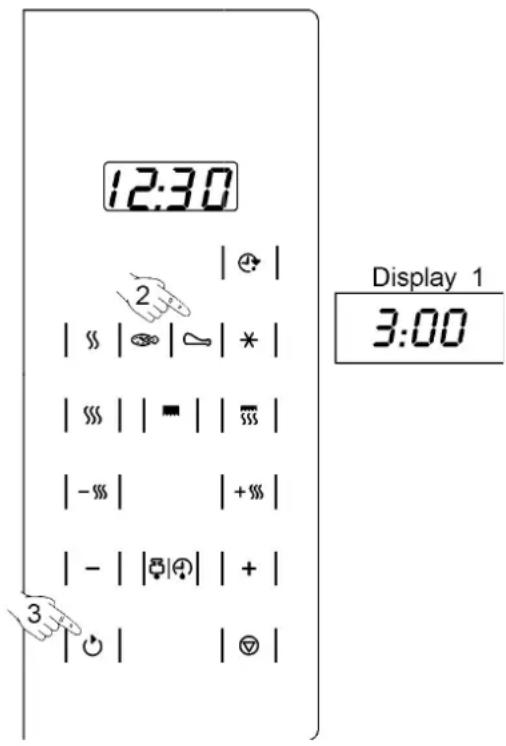12:30 | ⊙ | 2 | ≈ | ⊙ | ⊙ | * | | ≈ | | ■ | | ≈ | | - ≈ | | + ≈ | | - | | ⊙ | ⊙ | + | 3 | ⏻ | | ⊙ | Display 1 3:00
